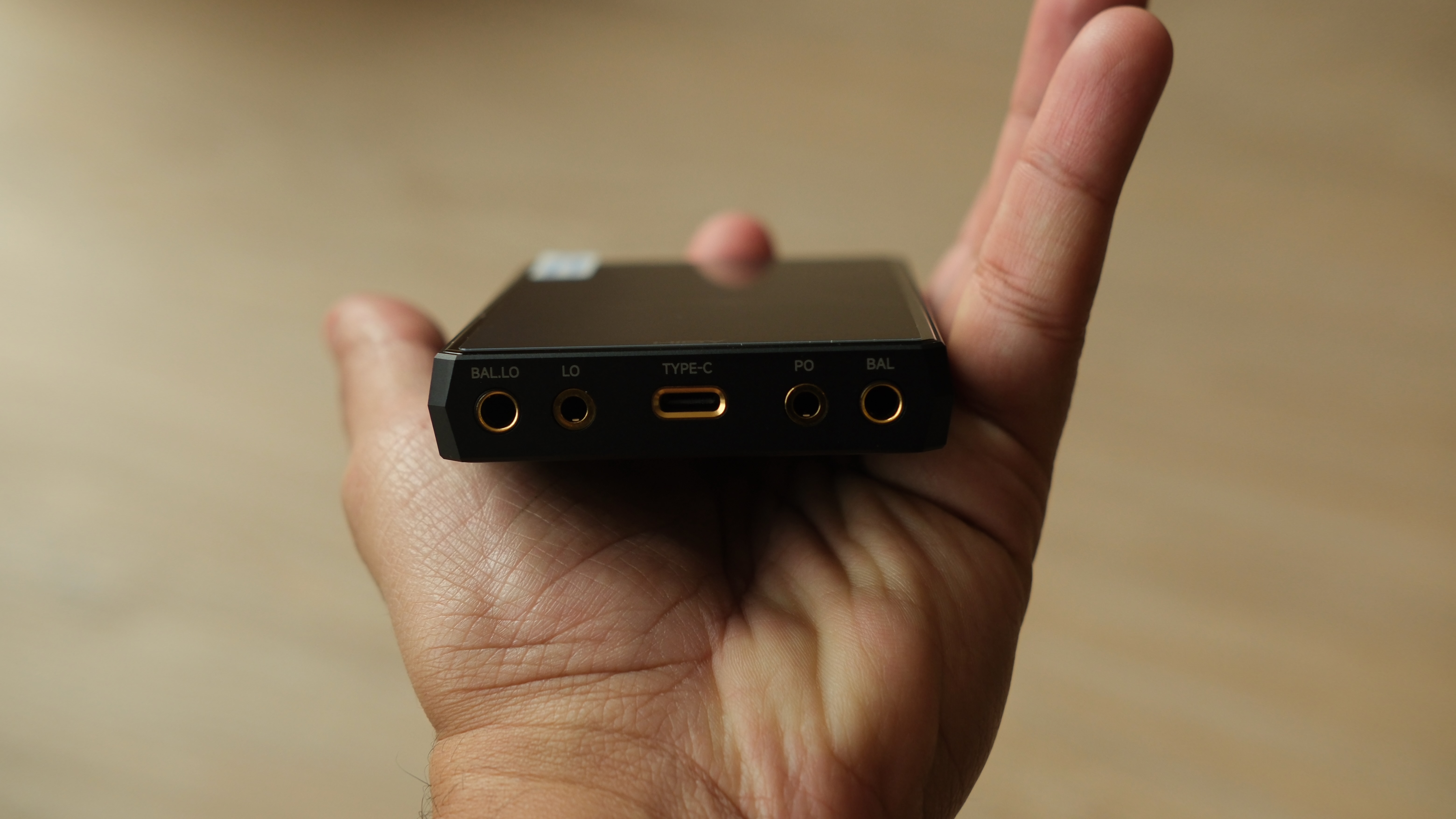 The output connections on my DAP. More than you might need.